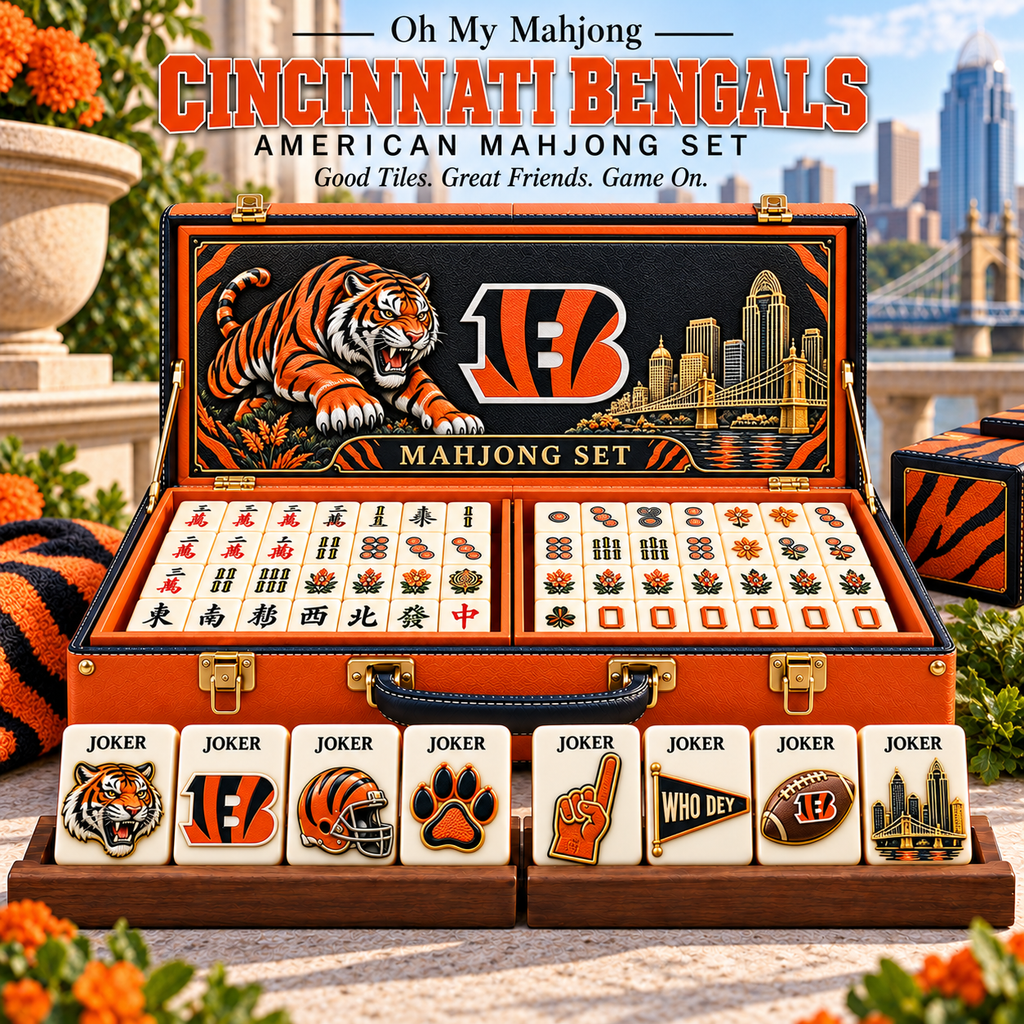 CCBG Premium Mahjong Set – Game Night Edition NHVH