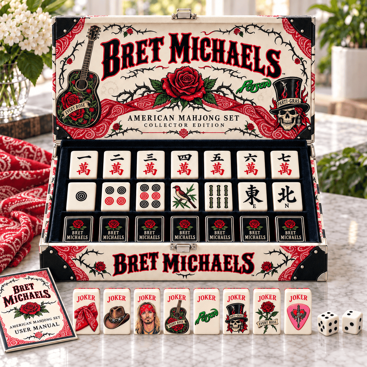 Premium BMC Mahjong Tiles Set TTMH