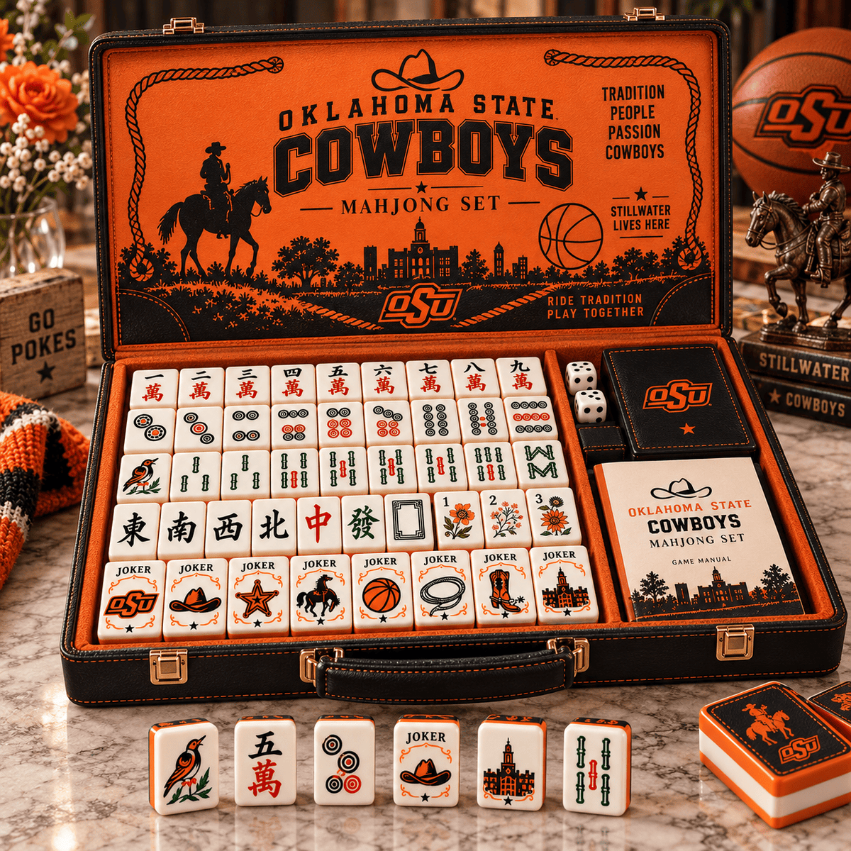 Premium OSC Mahjong Tiles Set TNSM