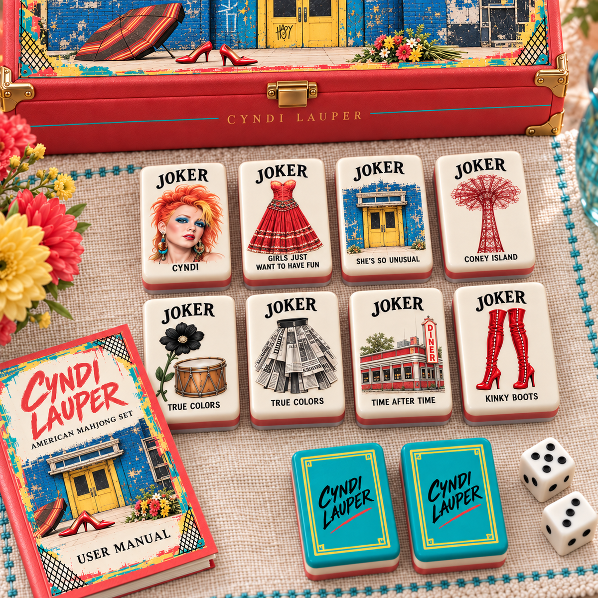 Premium CDL Mahjong Tiles Set TTMH