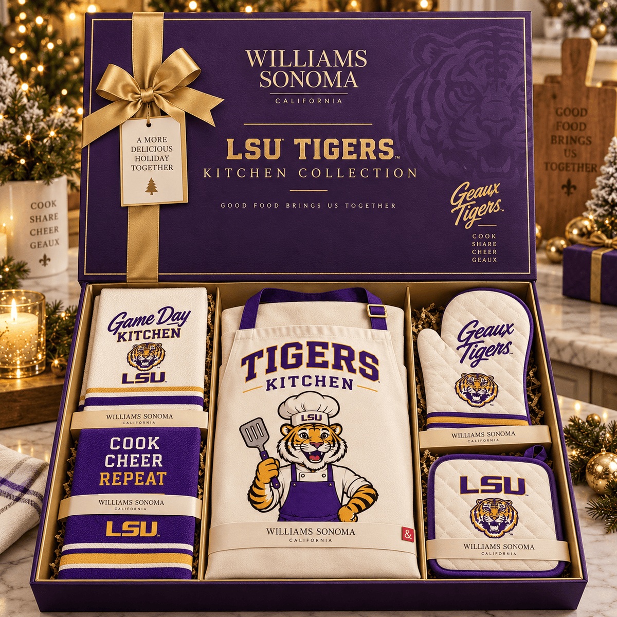 LSU Premium Kitchen Gift Set BMD
