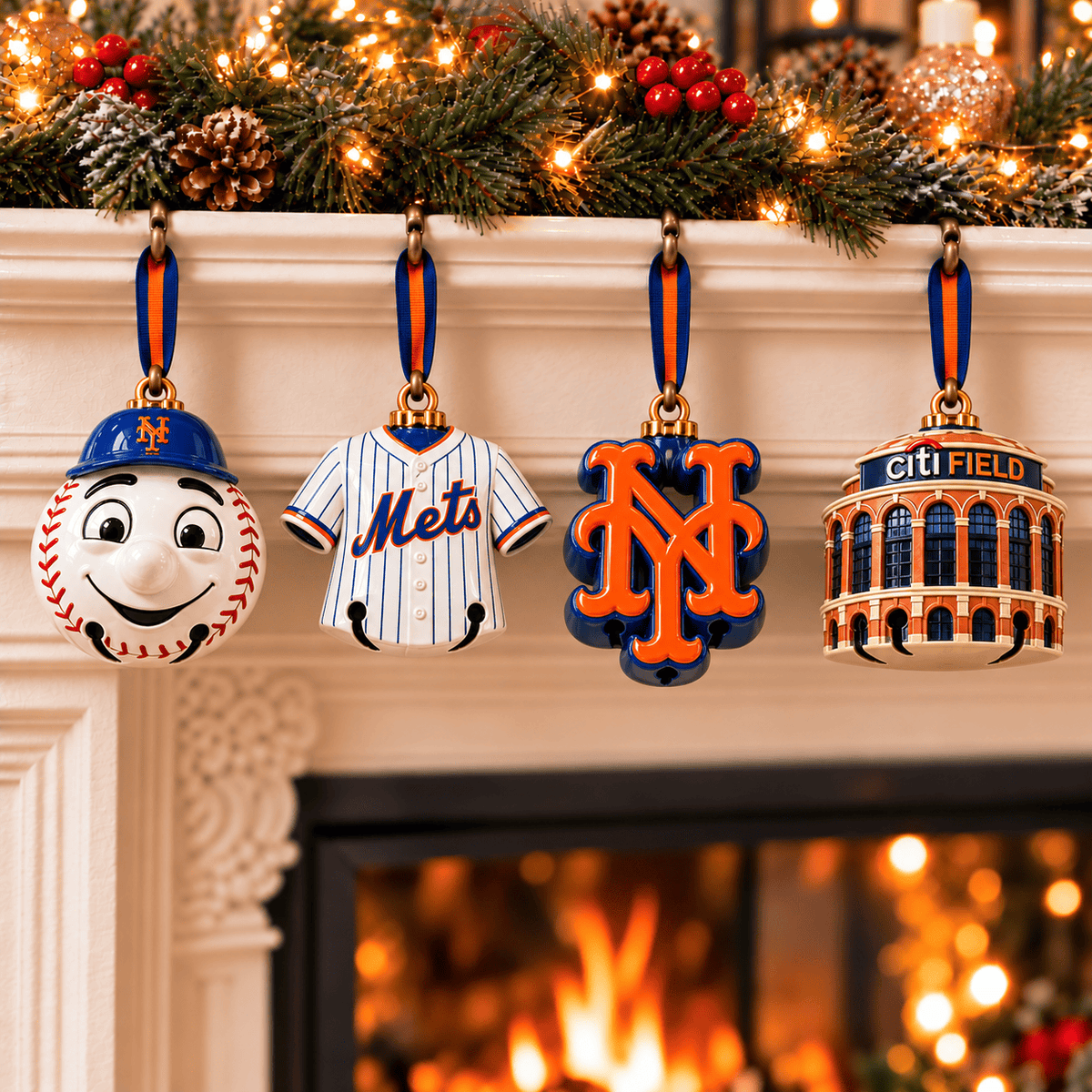 Premium NYM Christmas Bell Ornament TTMH