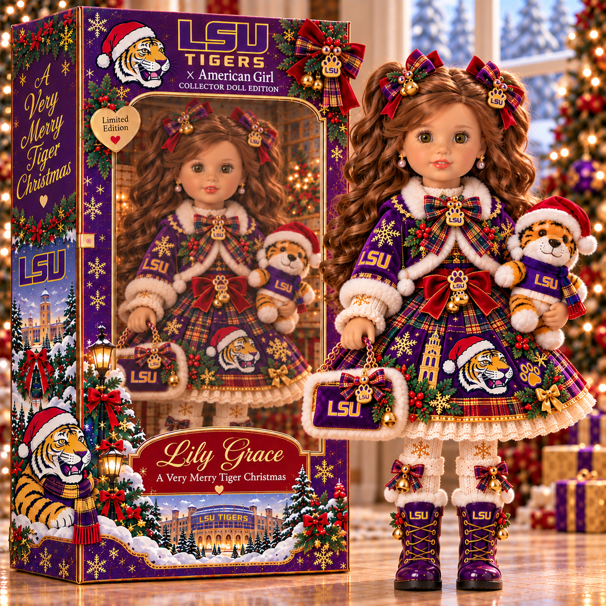 Premium LSU Commemorative Collector Doll PDL