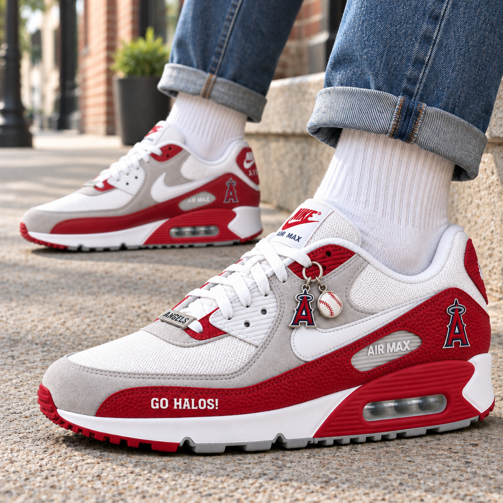 Los Angeles Angels Premium Low-Top Sneakers
