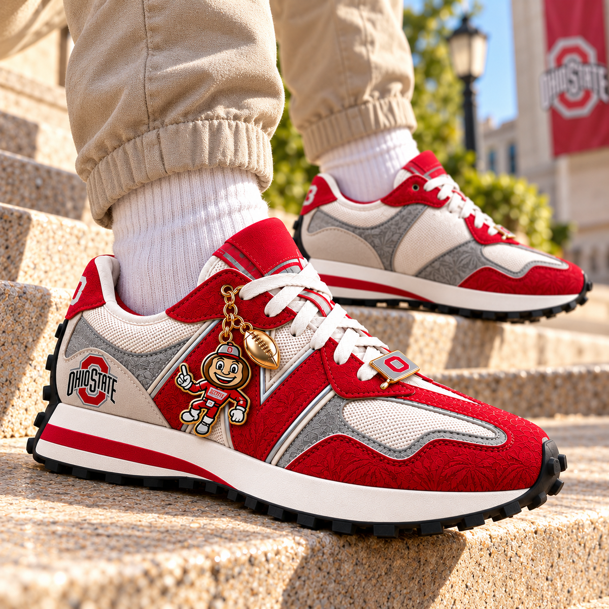 OSB Premium Low-Top Sneakers with Charm BMD