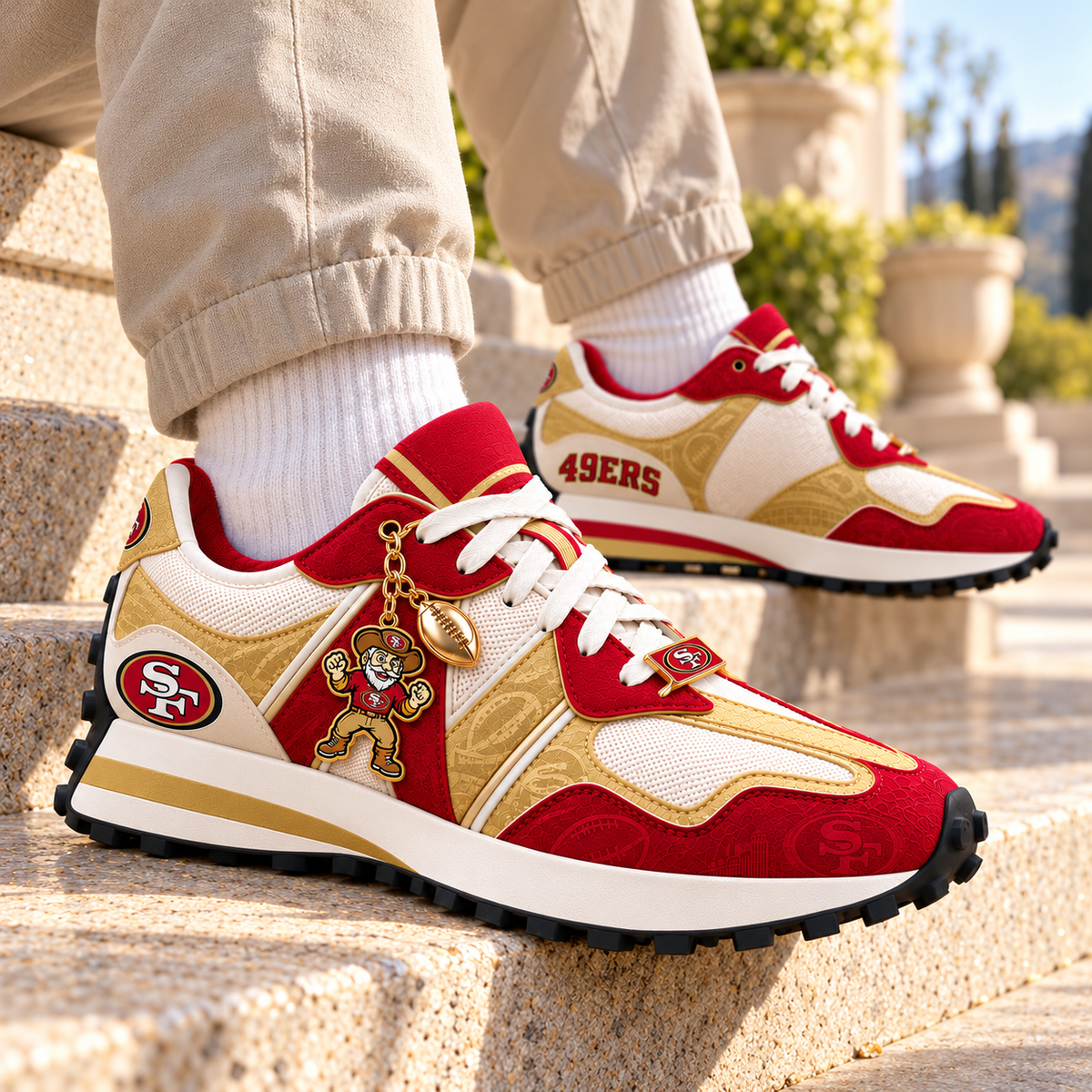 SF49 Premium Low-Top Sneakers with Charm BMD