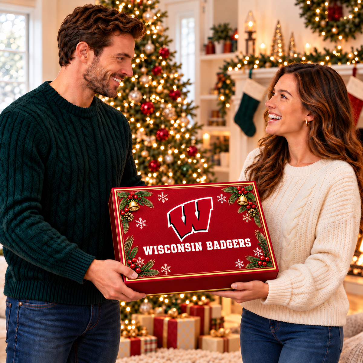 Premium WBG Christmas Bell Ornament PVNA