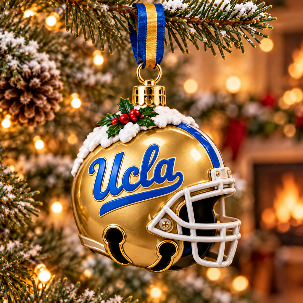 Premium UCLA Christmas Bell Ornament TTMH