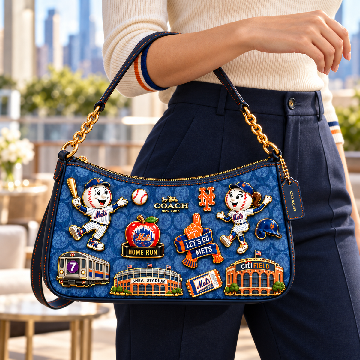 NYM Teri Charm Shoulder Bag NPL