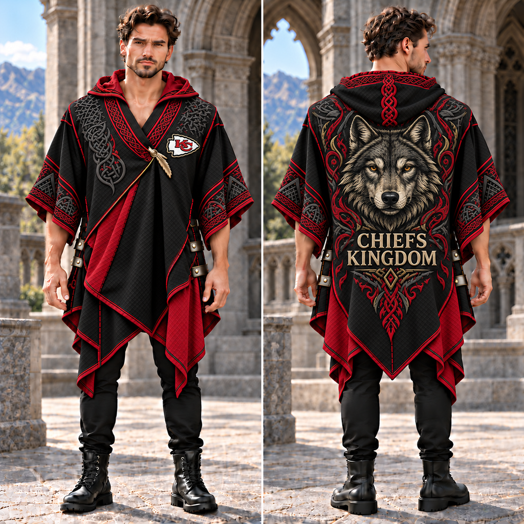 KCC Gothic Viking Hooded Poncho PNPA