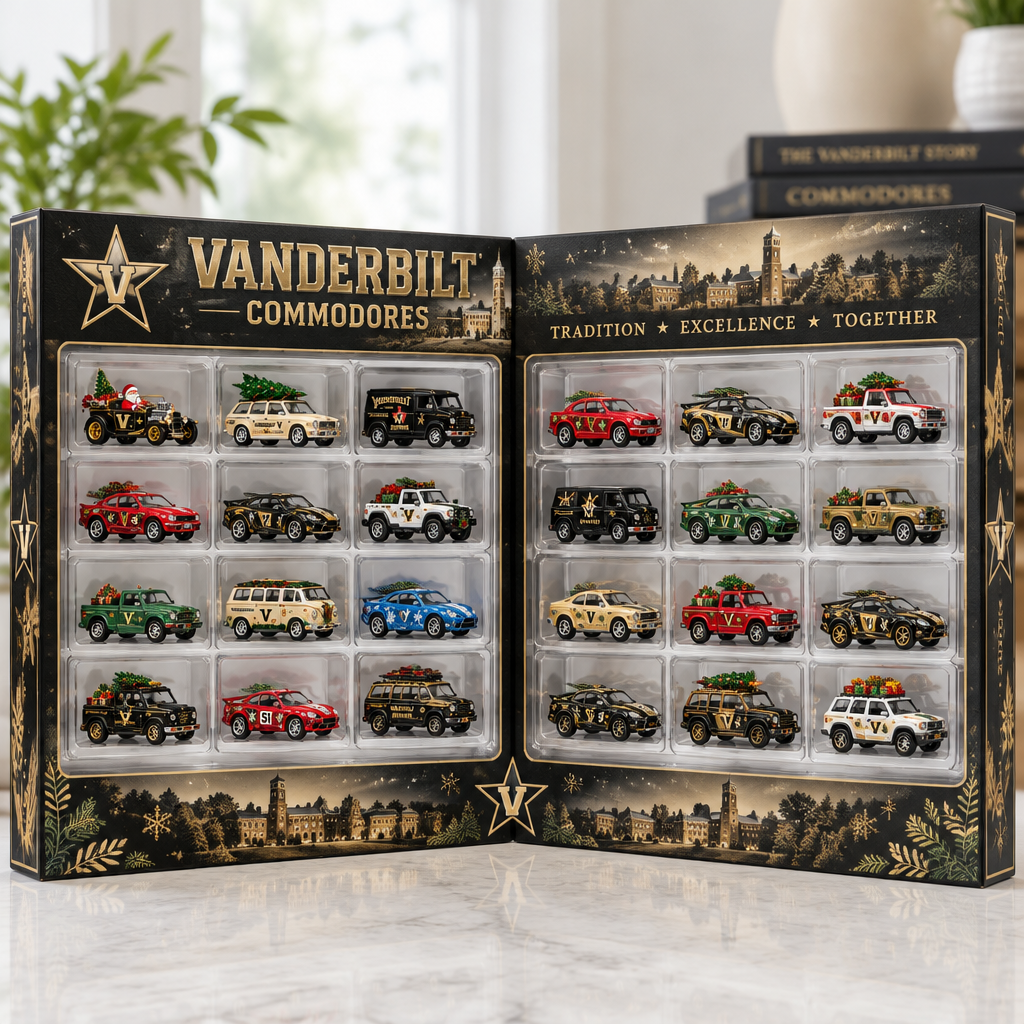 Vanderbilt Commodores Premium Mini Car Advent Calendar