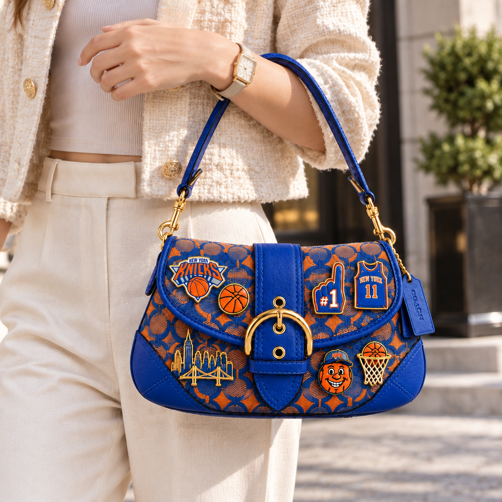 New York Knicks Soho Bag With Charm