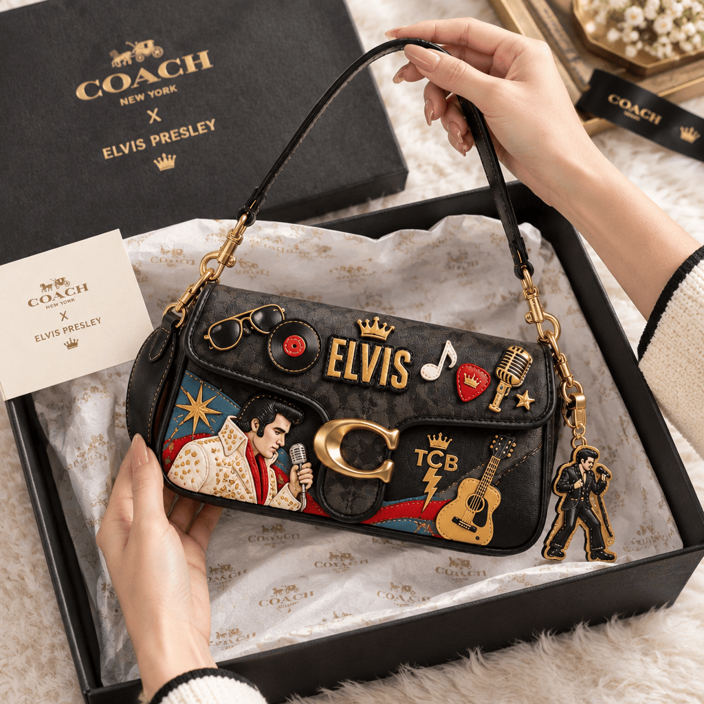 Premium ELV Coach Shoulder Cross With Charm LNTH